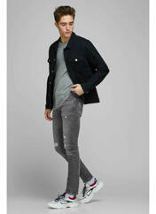 Jeans coupe slim gris JACK & JONES pour homme seconde vue