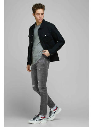Jeans coupe slim gris JACK & JONES homme