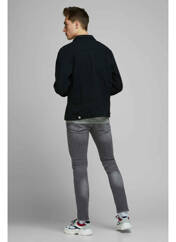 Jeans coupe slim gris JACK & JONES pour homme seconde vue