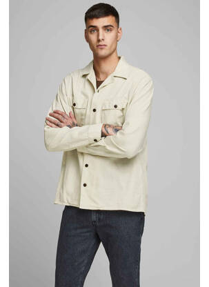 Chemise manches longues gris JACK & JONES homme