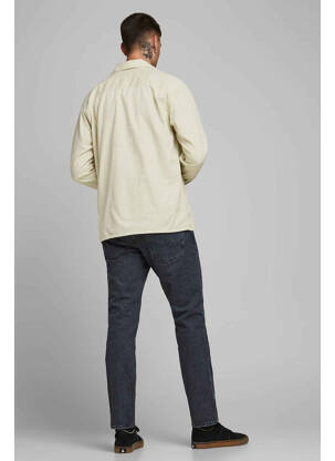 Chemise manches longues gris JACK & JONES homme
