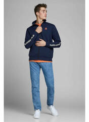 Gilet manches longues bleu JACK & JONES pour homme seconde vue