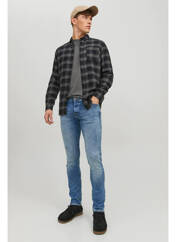 Jeans coupe slim bleu JACK & JONES pour homme seconde vue