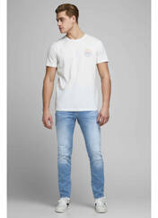 Jeans coupe droite bleu JACK & JONES pour homme seconde vue