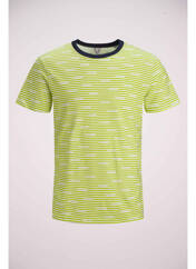 T-shirt jaune JACK & JONES pour garçon seconde vue