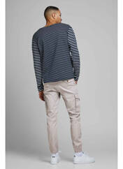 Pantalon cargo beige JACK & JONES pour homme seconde vue