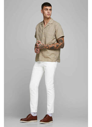 Jeans coupe droite blanc JACK & JONES homme