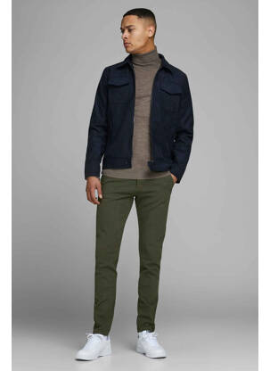 Pantalon slim vert JACK & JONES homme