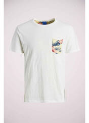 T-shirt blanc JACK & JONES pour garçon seconde vue