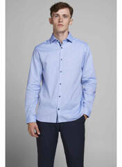 Chemise manches longues bleu JACK & JONES pour homme seconde vue