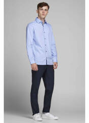 Chemise manches longues bleu JACK & JONES pour homme seconde vue
