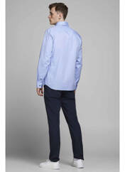 Chemise manches longues bleu JACK & JONES pour homme seconde vue