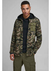 Chemise manches longues vert JACK & JONES pour homme seconde vue