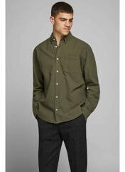 Chemise manches longues vert JACK & JONES pour homme seconde vue