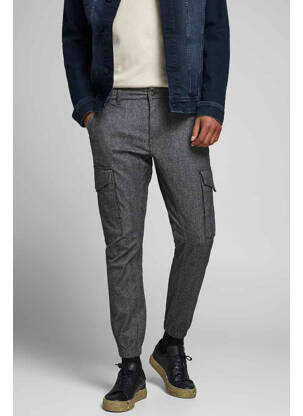 Pantalon cargo gris JACK & JONES homme