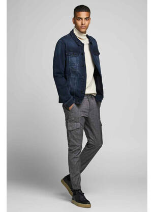 Pantalon cargo gris JACK & JONES homme
