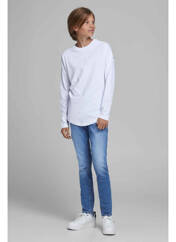 Jeans skinny bleu JACK & JONES pour garçon seconde vue