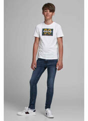 Jeans skinny bleu JACK & JONES pour garçon seconde vue