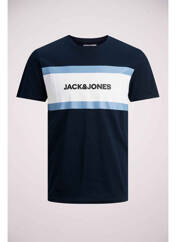 T-shirt bleu JACK & JONES pour garçon seconde vue