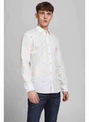Chemise manches longues blanc JACK & JONES pour homme seconde vue