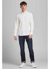 Chemise manches longues blanc JACK & JONES pour homme seconde vue