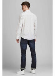 Chemise manches longues blanc JACK & JONES pour homme seconde vue