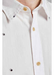 Chemise manches longues blanc JACK & JONES pour homme seconde vue
