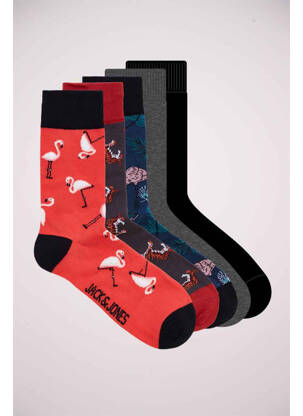Chaussettes rouge JACK & JONES homme