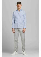 Chemise manches longues bleu JACK & JONES pour homme seconde vue