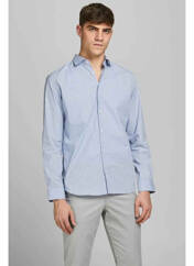 Chemise manches longues bleu JACK & JONES pour homme seconde vue