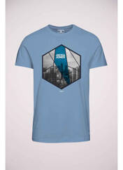 T-shirt bleu JACK & JONES pour homme seconde vue
