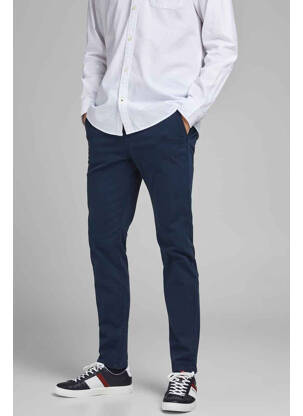 Pantalon chino bleu JACK & JONES homme