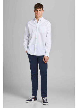 Pantalon chino bleu JACK & JONES homme