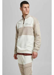 Sweat-shirt gris JACK & JONES pour homme seconde vue