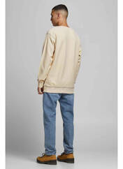Sweat-shirt gris JACK & JONES pour homme seconde vue