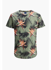 T-shirt vert JACK & JONES pour garçon seconde vue