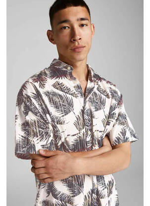 Chemise manches courtes blanc JACK & JONES homme