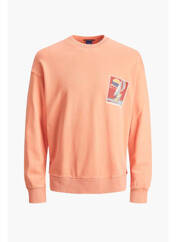 Sweat-shirt orange JACK & JONES pour garçon seconde vue