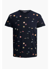 T-shirt bleu JACK & JONES pour garçon seconde vue
