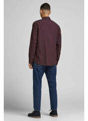 Chemise manches longues rouge JACK & JONES pour homme seconde vue