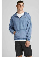 Sweat-shirt à capuche bleu JACK & JONES pour homme seconde vue