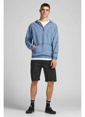 Sweat-shirt à capuche bleu JACK & JONES pour homme seconde vue