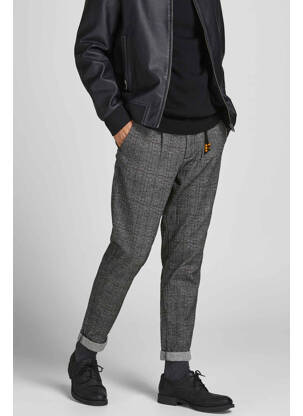 Pantalon droit gris JACK & JONES pour homme