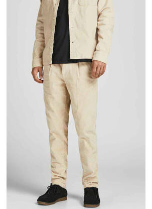 Pantalon 7/8 beige JACK & JONES homme