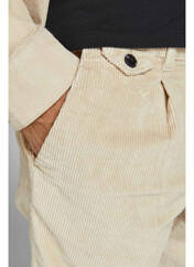 Pantalon 7/8 beige JACK & JONES pour homme seconde vue