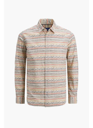Chemise manches longues vert JACK & JONES pour homme
