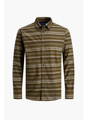 Chemise manches longues vert JACK & JONES homme