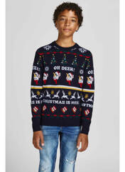 Pull bleu JACK & JONES pour garçon seconde vue