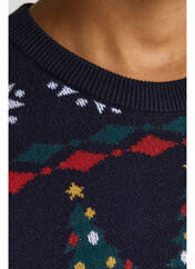 Pull bleu JACK & JONES pour garçon seconde vue