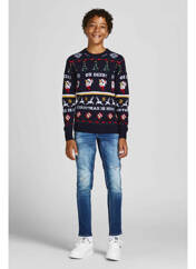 Pull bleu JACK & JONES pour garçon seconde vue
